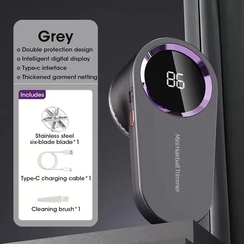 LED Digital Display Electric Lint Remover Rechargeable Fabric Shaver